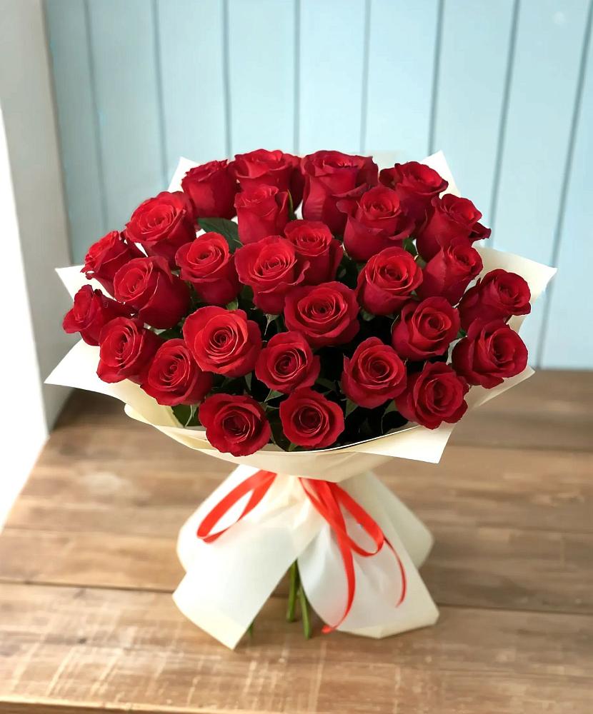 Букет 29 Красных роз в Нижнекамске