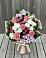 Букет цветов из: Альстромерии, Гвоздики, Розы и Хризантемы в Нижнекамске
