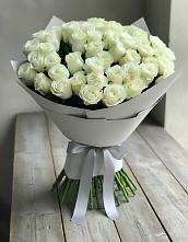 Букет 35 Белых роз в Нижнекамске