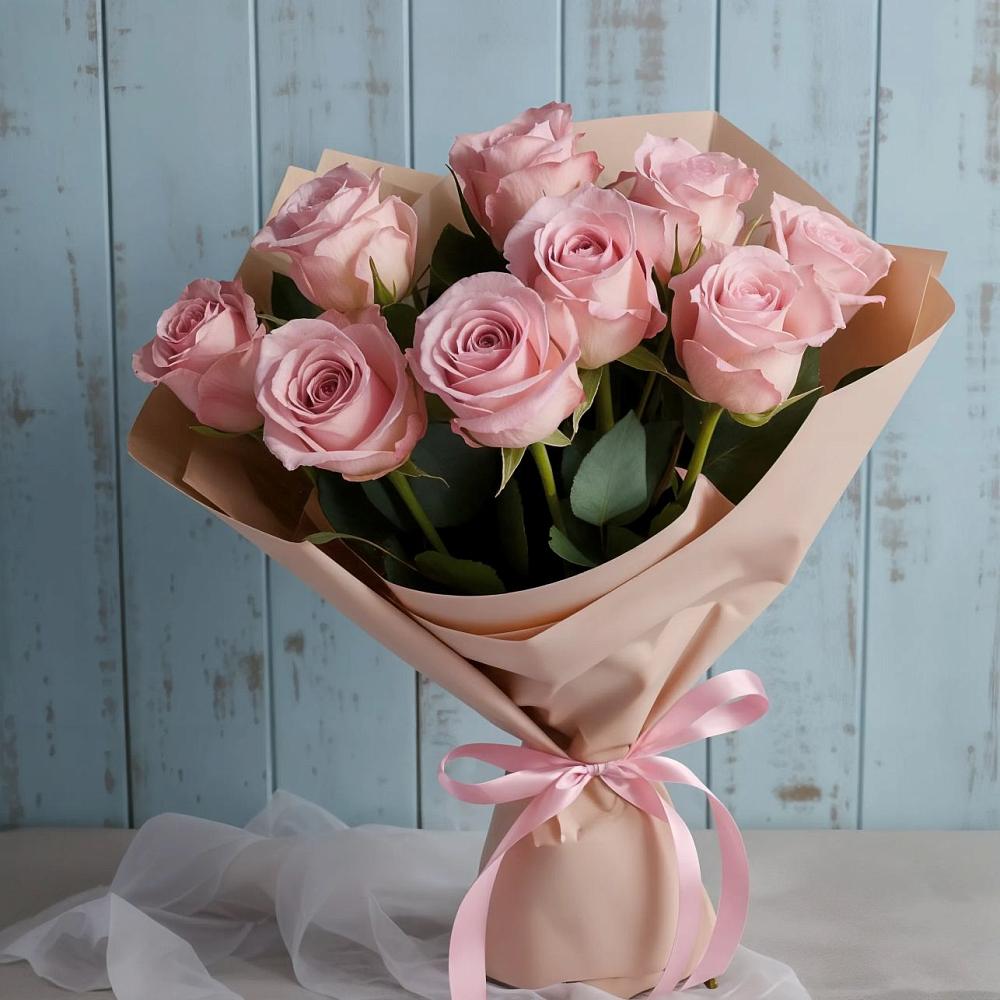 Букет цветов из: Розы в Нижнекамске