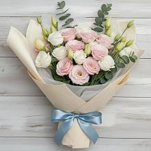 Букет цветов из:  Лизиантусы #REPLACE_PRED# Нижнекамске