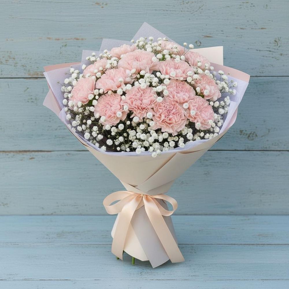 Букет цветов из: Гвоздики в Нижнекамске