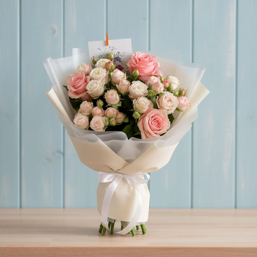 Букет цветов из: Розы в Нижнекамске