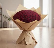 Букет 101 Красная роза в Нижнекамске