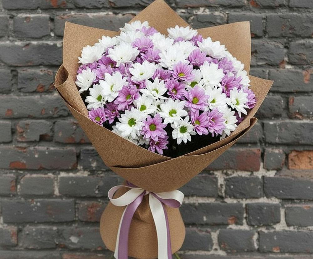 Букет цветов из: Хризантемы в Нижнекамске