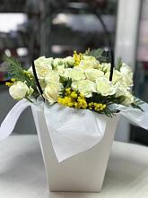 Цветочная композиция из Розы  в Нижнекамске