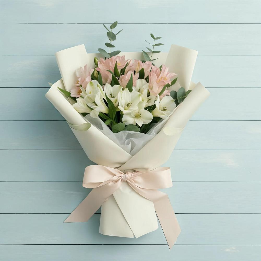 Букет цветов из: Альстромерии в Нижнекамске