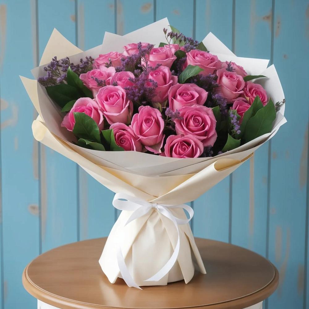 Букет цветов из: Розы в Нижнекамске